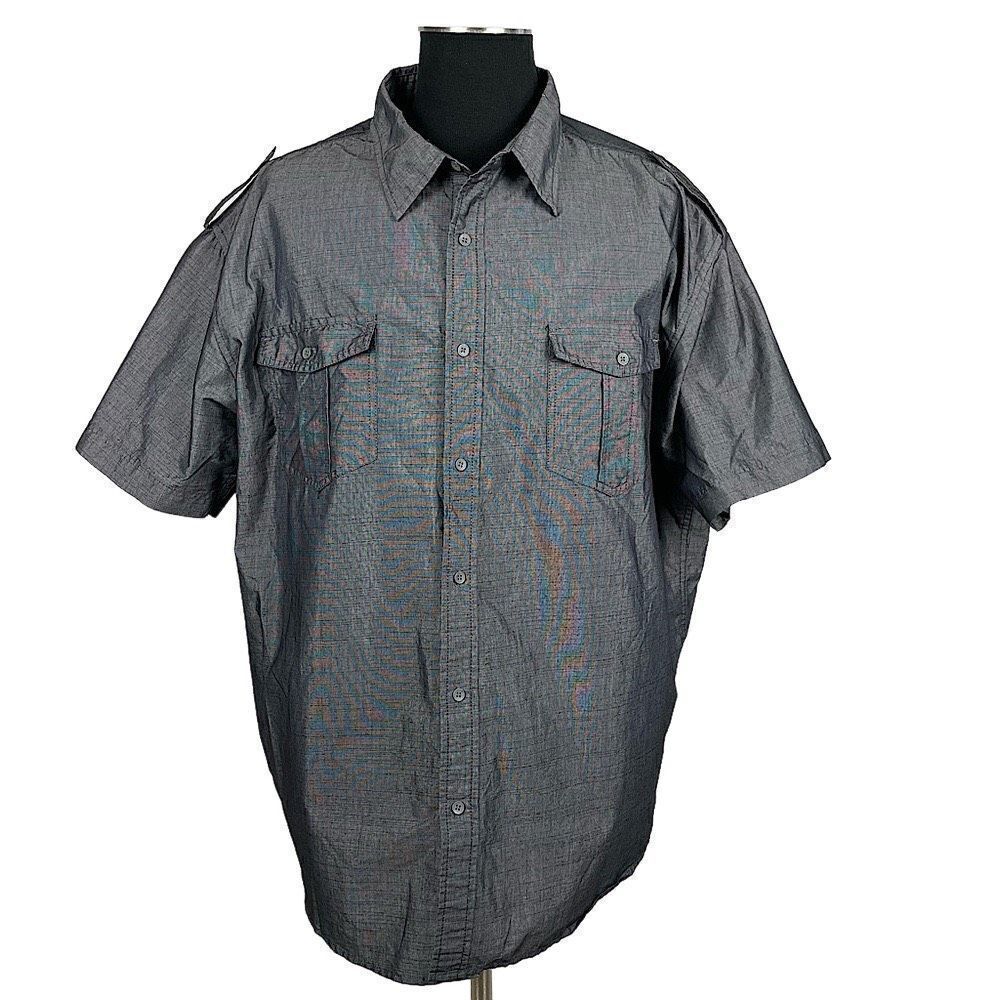 Paper Denim‎ & Cloth Short Sleeve Button Down Shirt - Men's 3X